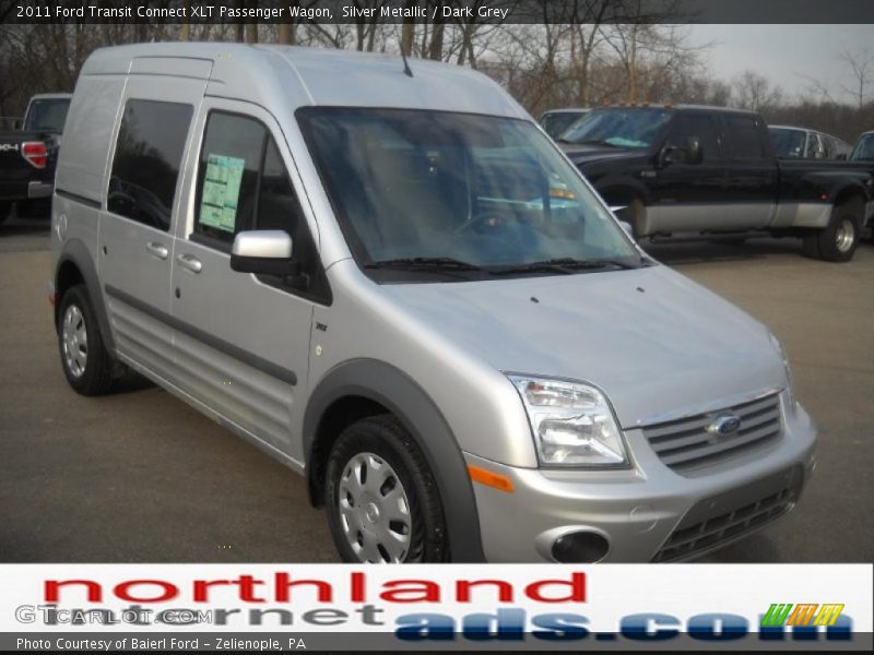 Silver Metallic / Dark Grey 2011 Ford Transit Connect XLT Passenger Wagon