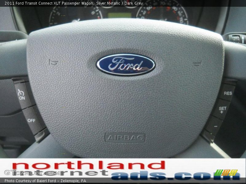 Silver Metallic / Dark Grey 2011 Ford Transit Connect XLT Passenger Wagon