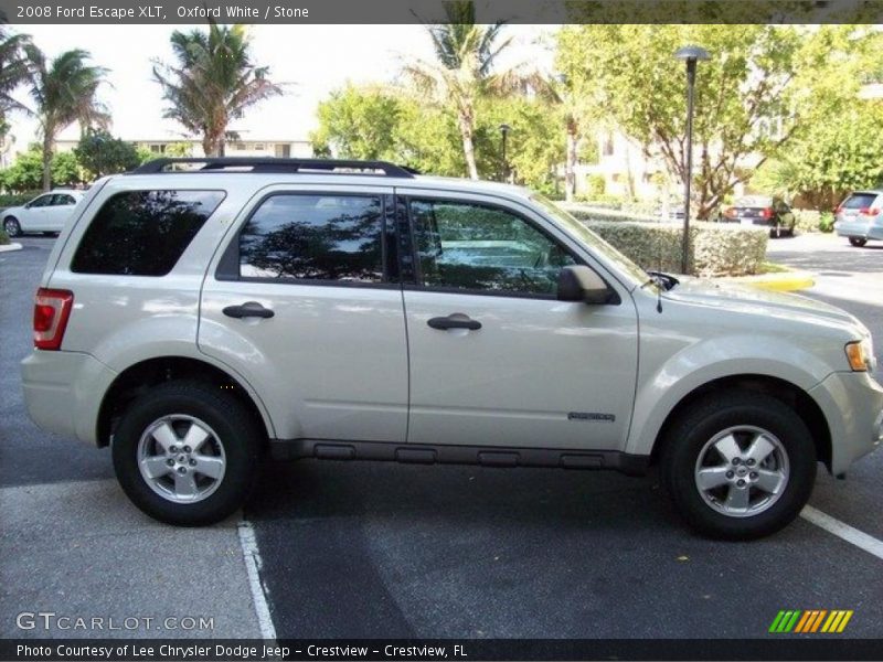 Oxford White / Stone 2008 Ford Escape XLT