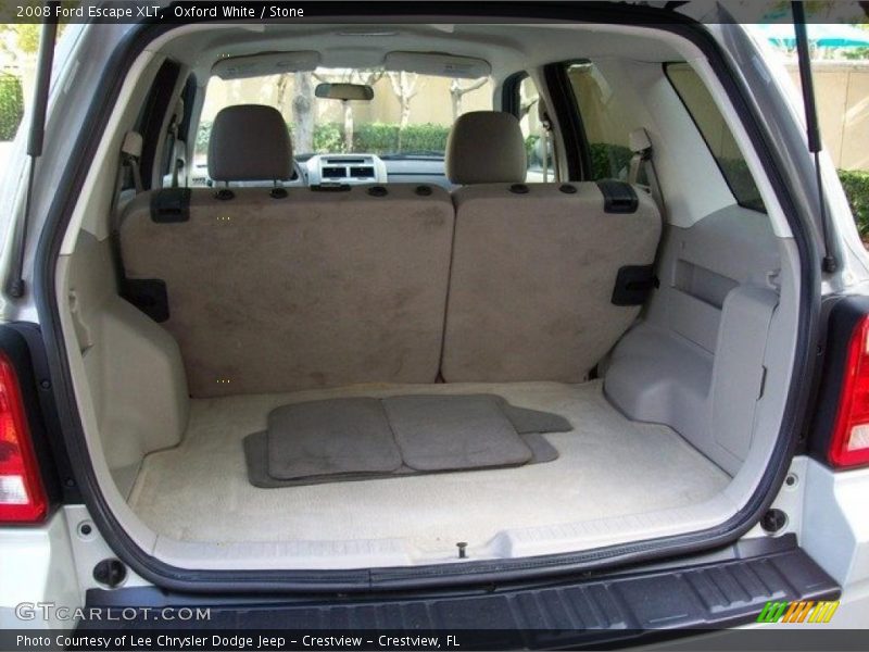 Oxford White / Stone 2008 Ford Escape XLT