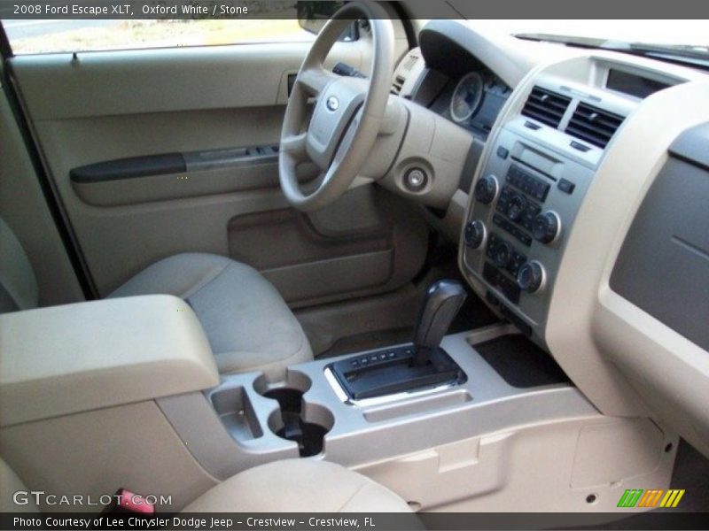 Oxford White / Stone 2008 Ford Escape XLT