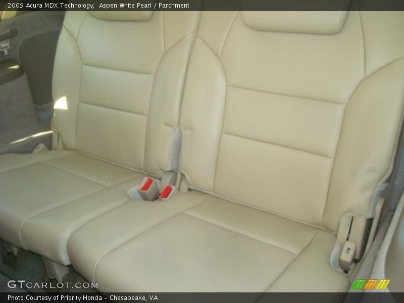 Aspen White Pearl / Parchment 2009 Acura MDX Technology