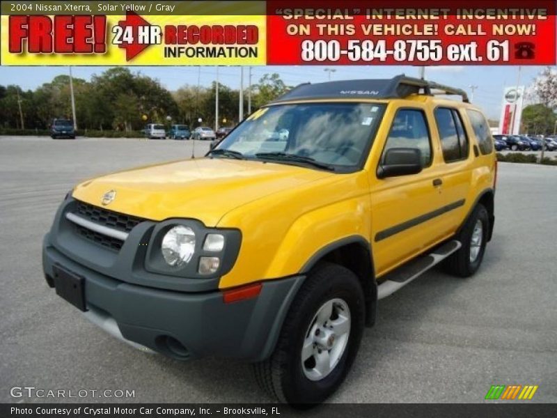 Solar Yellow / Gray 2004 Nissan Xterra