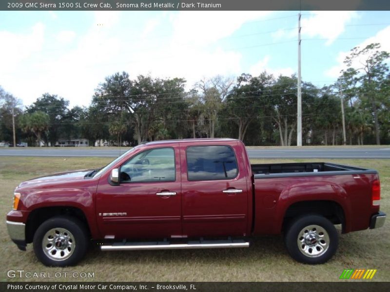  2009 Sierra 1500 SL Crew Cab Sonoma Red Metallic