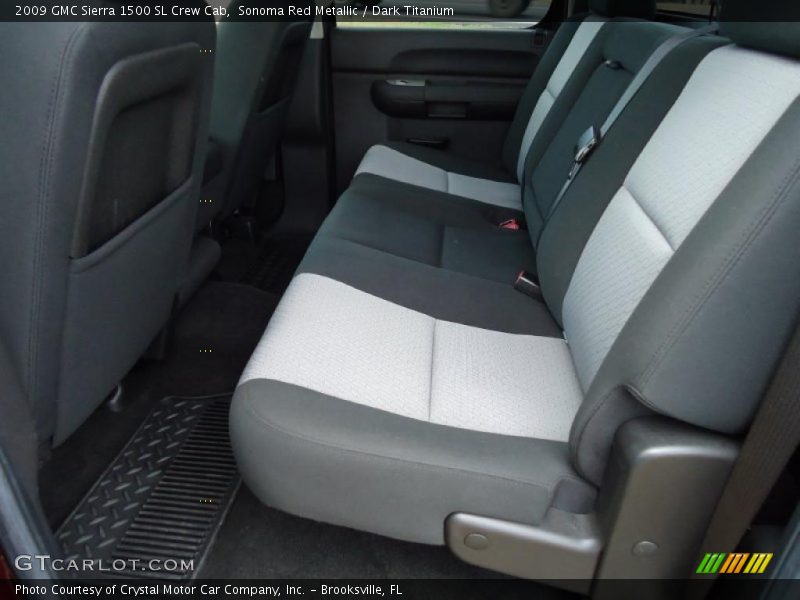 Sonoma Red Metallic / Dark Titanium 2009 GMC Sierra 1500 SL Crew Cab