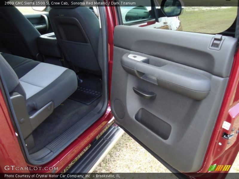 Sonoma Red Metallic / Dark Titanium 2009 GMC Sierra 1500 SL Crew Cab