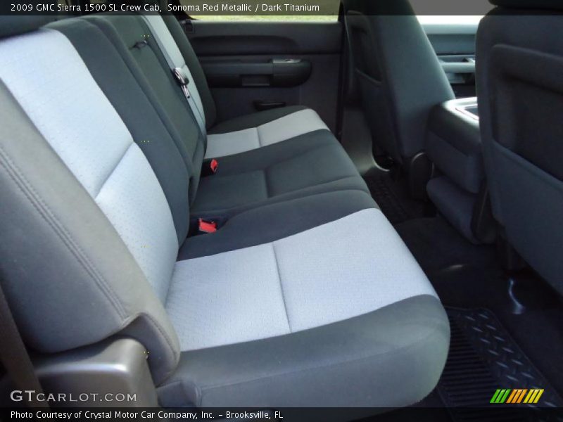 Sonoma Red Metallic / Dark Titanium 2009 GMC Sierra 1500 SL Crew Cab