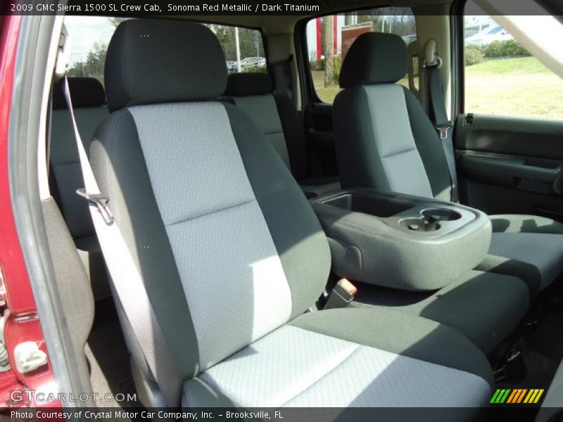 Sonoma Red Metallic / Dark Titanium 2009 GMC Sierra 1500 SL Crew Cab