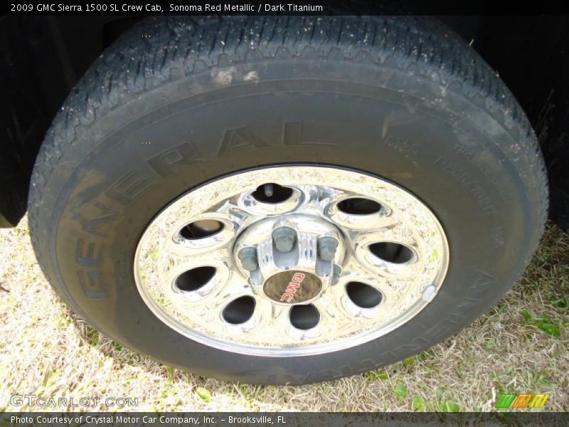 Sonoma Red Metallic / Dark Titanium 2009 GMC Sierra 1500 SL Crew Cab