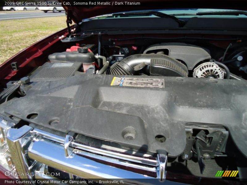 Sonoma Red Metallic / Dark Titanium 2009 GMC Sierra 1500 SL Crew Cab