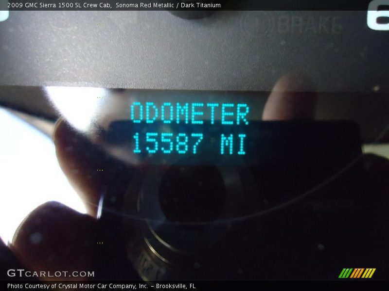 Sonoma Red Metallic / Dark Titanium 2009 GMC Sierra 1500 SL Crew Cab