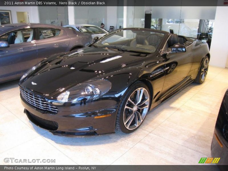 Nero Black / Obsidian Black 2011 Aston Martin DBS Volante