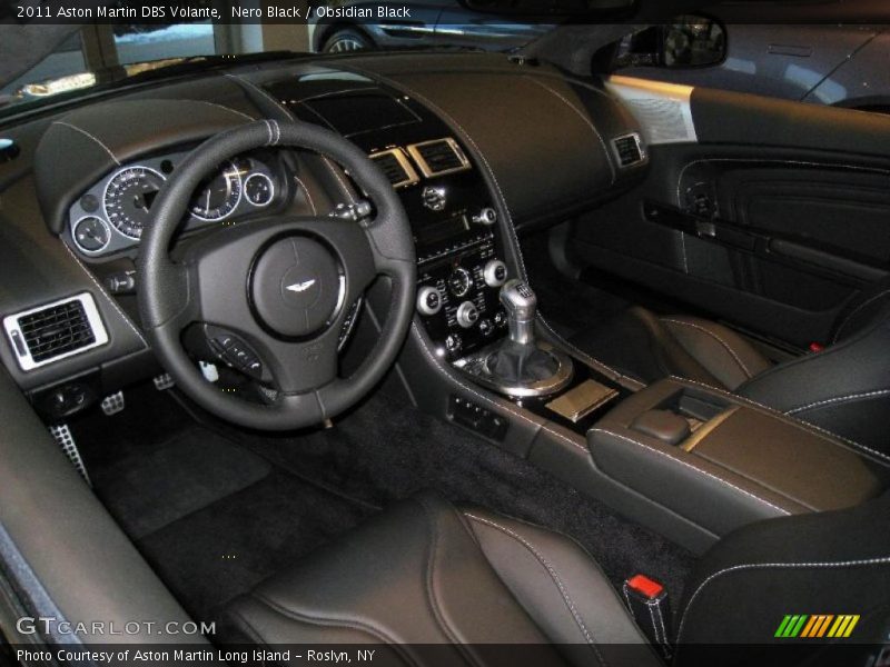Obsidian Black Interior - 2011 DBS Volante 