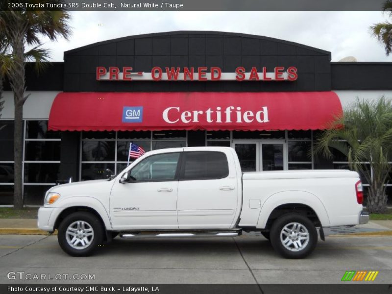 Natural White / Taupe 2006 Toyota Tundra SR5 Double Cab