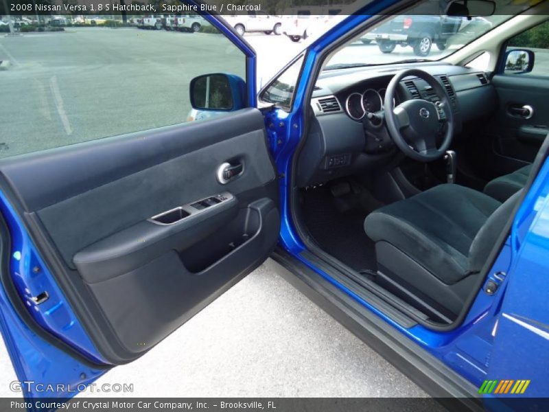 Sapphire Blue / Charcoal 2008 Nissan Versa 1.8 S Hatchback