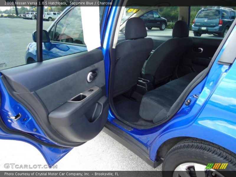 Sapphire Blue / Charcoal 2008 Nissan Versa 1.8 S Hatchback