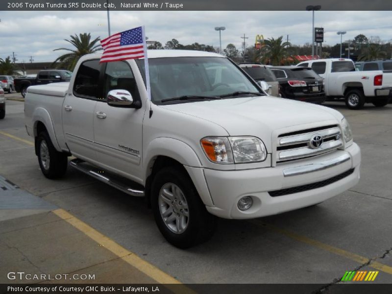 Natural White / Taupe 2006 Toyota Tundra SR5 Double Cab