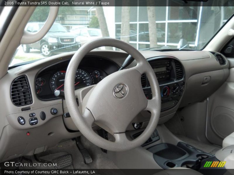 Natural White / Taupe 2006 Toyota Tundra SR5 Double Cab