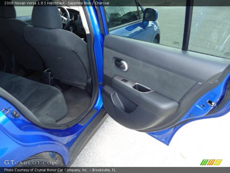 Sapphire Blue / Charcoal 2008 Nissan Versa 1.8 S Hatchback