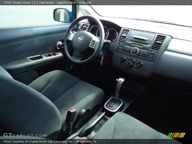 Sapphire Blue / Charcoal 2008 Nissan Versa 1.8 S Hatchback