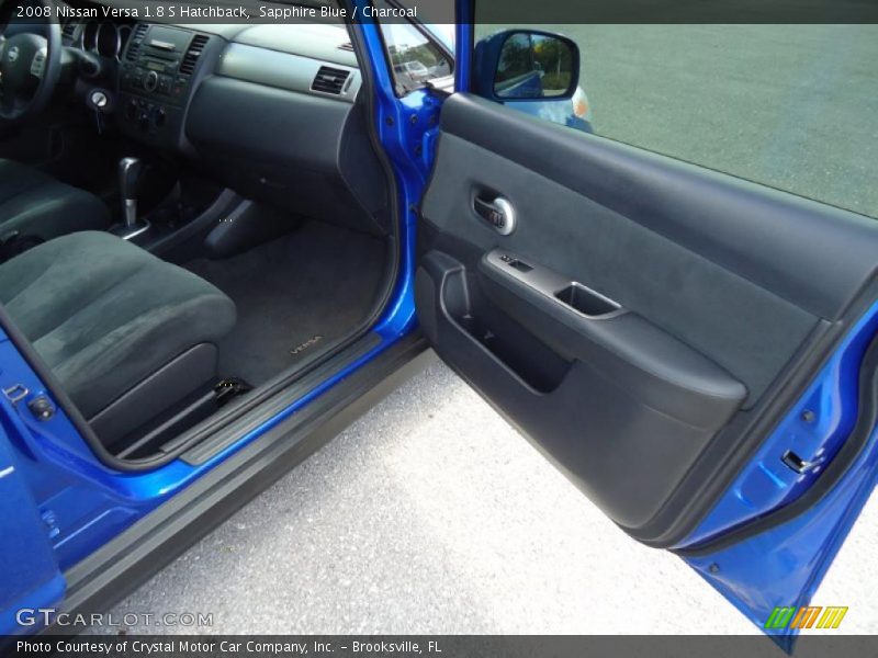 Sapphire Blue / Charcoal 2008 Nissan Versa 1.8 S Hatchback