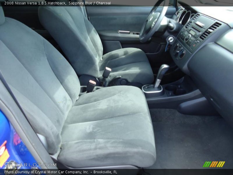 Sapphire Blue / Charcoal 2008 Nissan Versa 1.8 S Hatchback