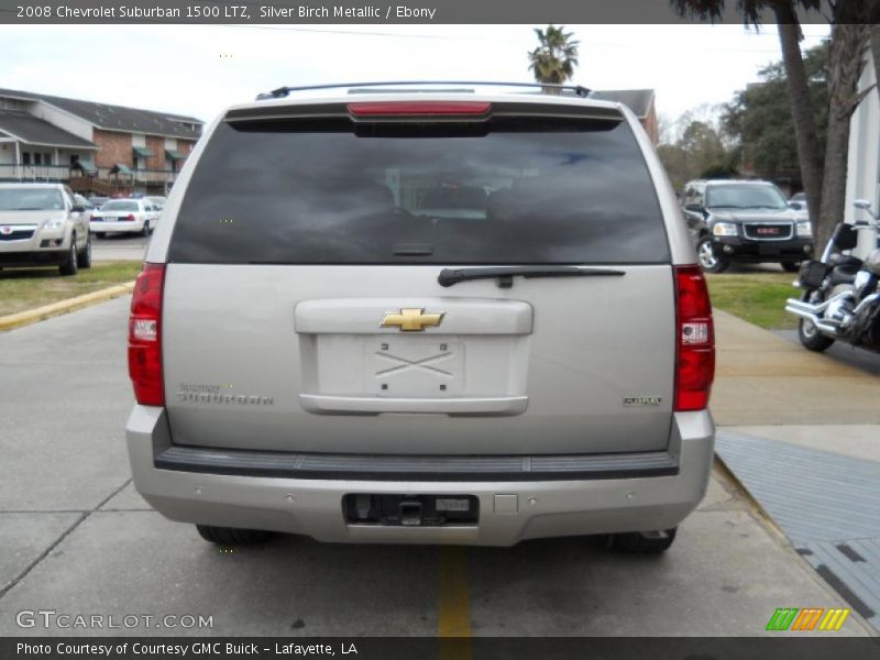 Silver Birch Metallic / Ebony 2008 Chevrolet Suburban 1500 LTZ