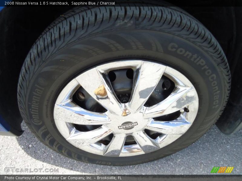 Sapphire Blue / Charcoal 2008 Nissan Versa 1.8 S Hatchback