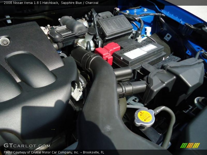 Sapphire Blue / Charcoal 2008 Nissan Versa 1.8 S Hatchback