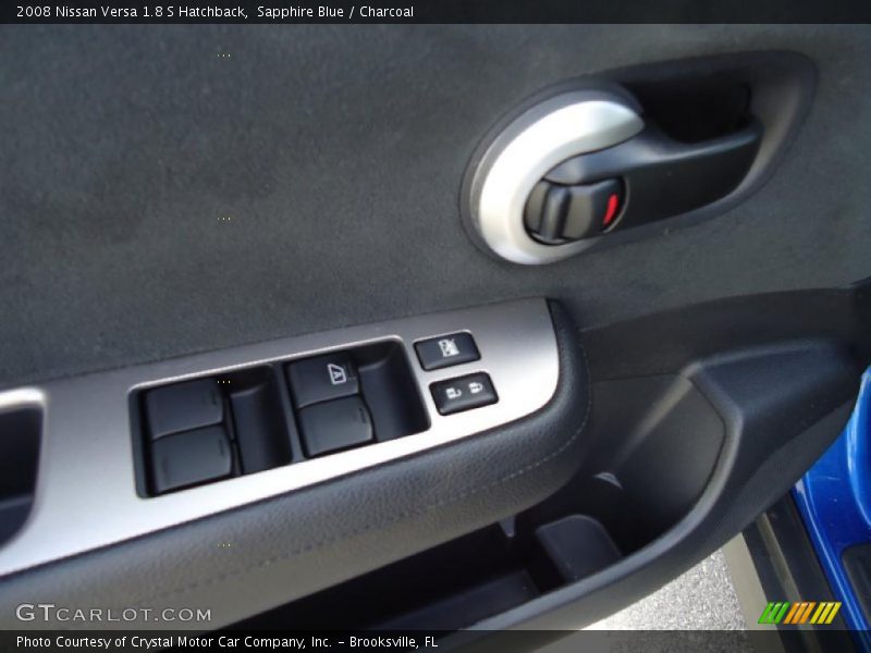 Sapphire Blue / Charcoal 2008 Nissan Versa 1.8 S Hatchback