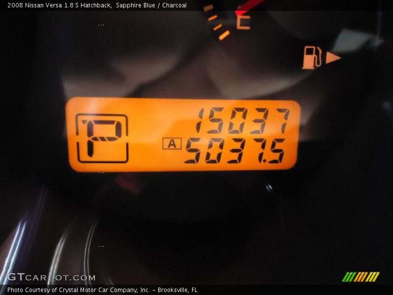 Sapphire Blue / Charcoal 2008 Nissan Versa 1.8 S Hatchback