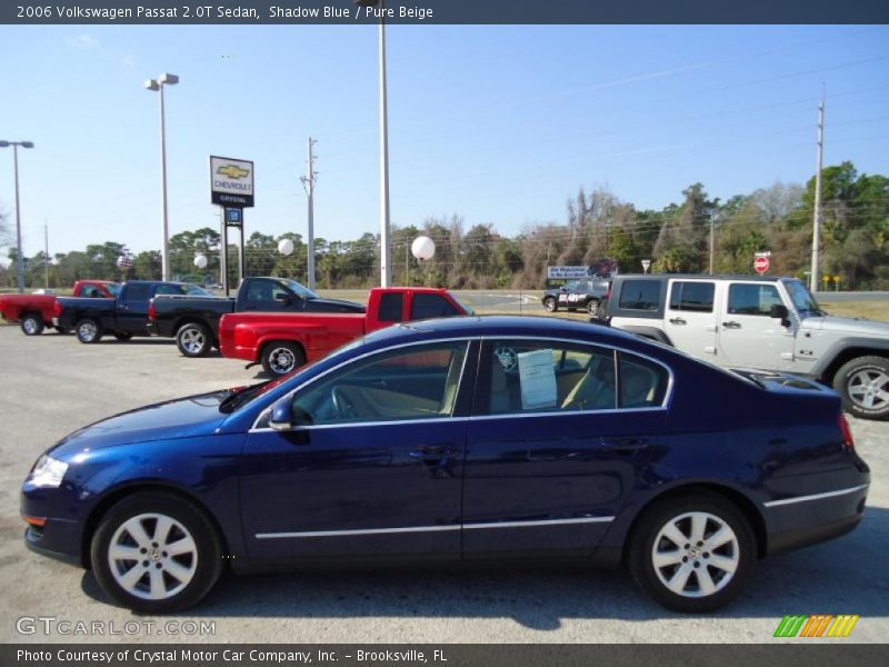 Shadow Blue / Pure Beige 2006 Volkswagen Passat 2.0T Sedan