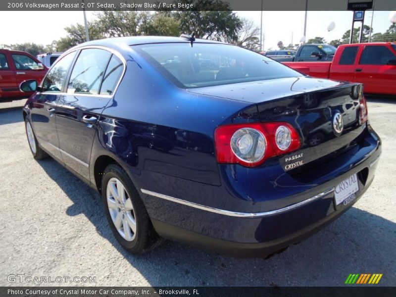 Shadow Blue / Pure Beige 2006 Volkswagen Passat 2.0T Sedan