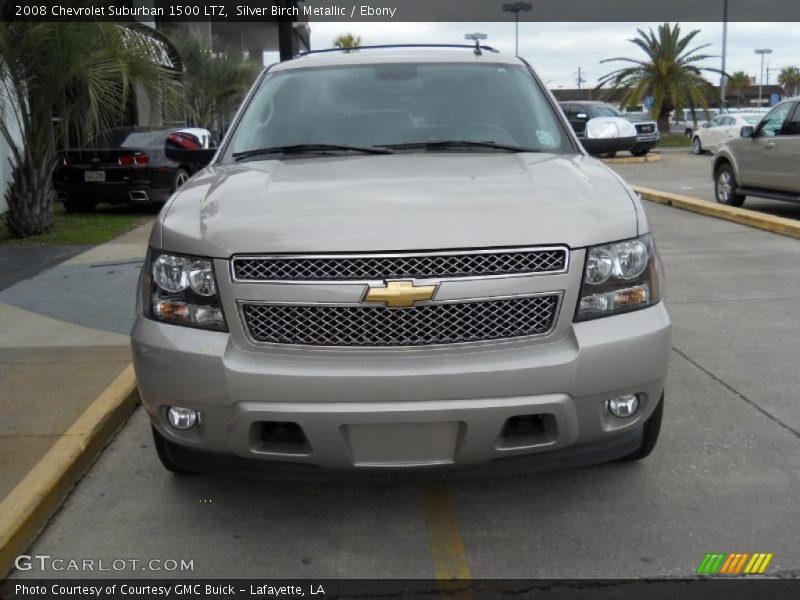 Silver Birch Metallic / Ebony 2008 Chevrolet Suburban 1500 LTZ