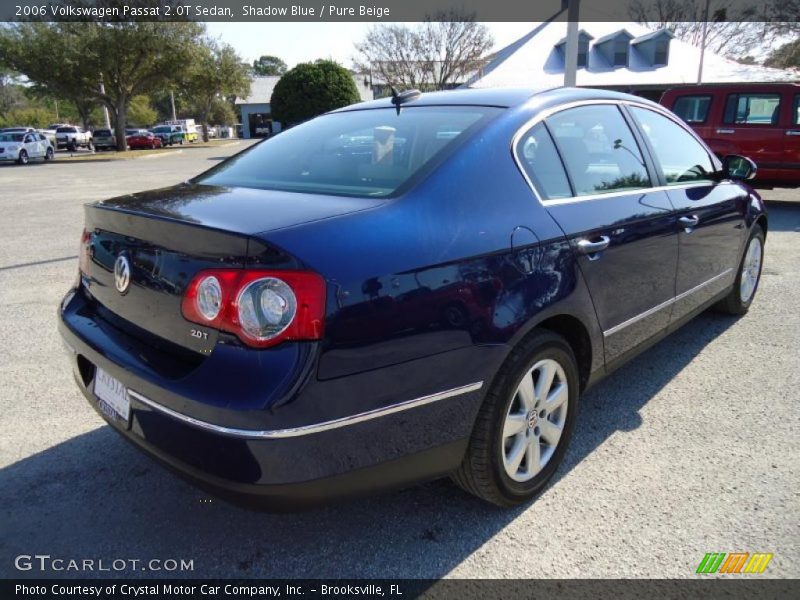 Shadow Blue / Pure Beige 2006 Volkswagen Passat 2.0T Sedan