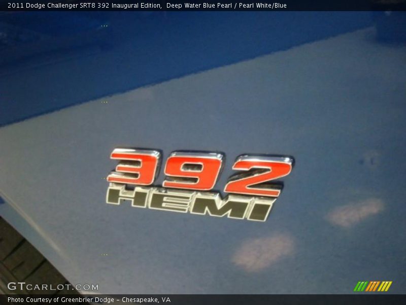  2011 Challenger SRT8 392 Inaugural Edition Logo