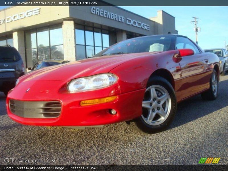 Bright Red / Dark Gray 1999 Chevrolet Camaro Coupe