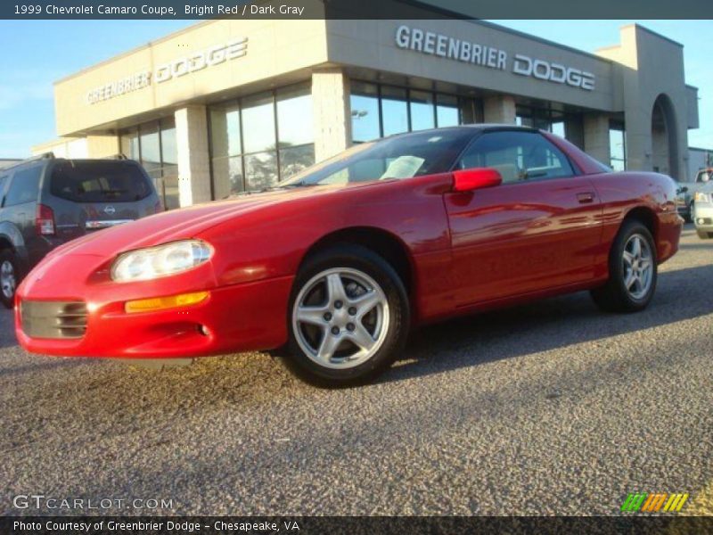Bright Red / Dark Gray 1999 Chevrolet Camaro Coupe
