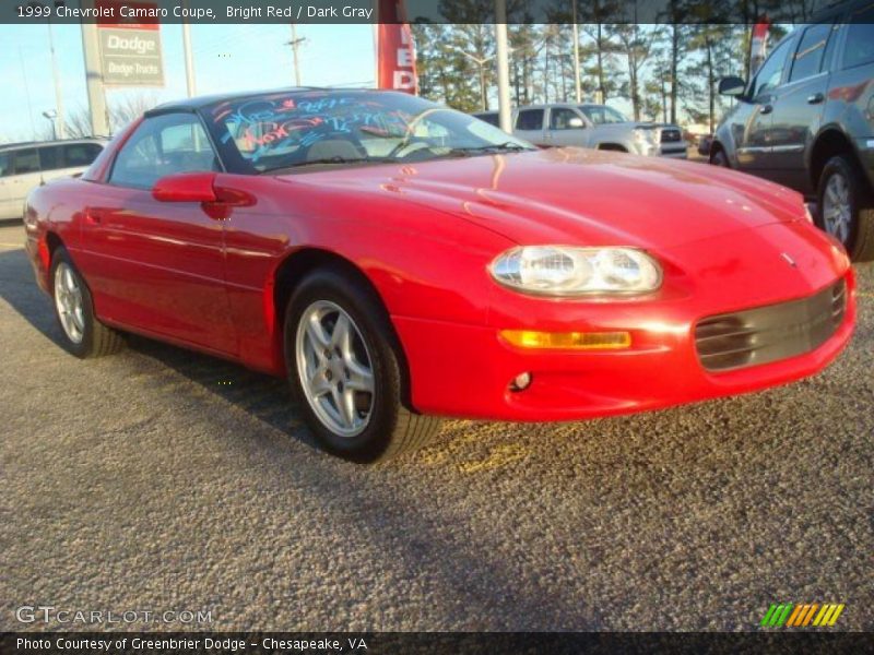 Bright Red / Dark Gray 1999 Chevrolet Camaro Coupe