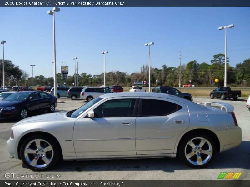 Bright Silver Metallic / Dark Slate Gray 2008 Dodge Charger R/T