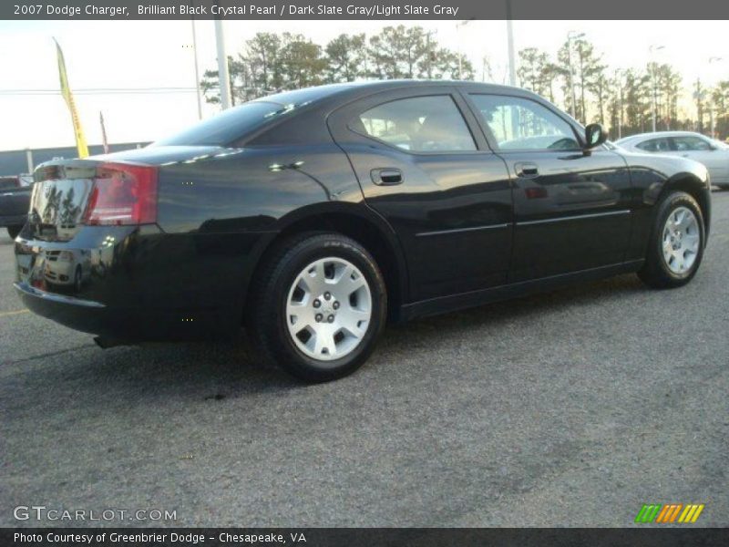 Brilliant Black Crystal Pearl / Dark Slate Gray/Light Slate Gray 2007 Dodge Charger