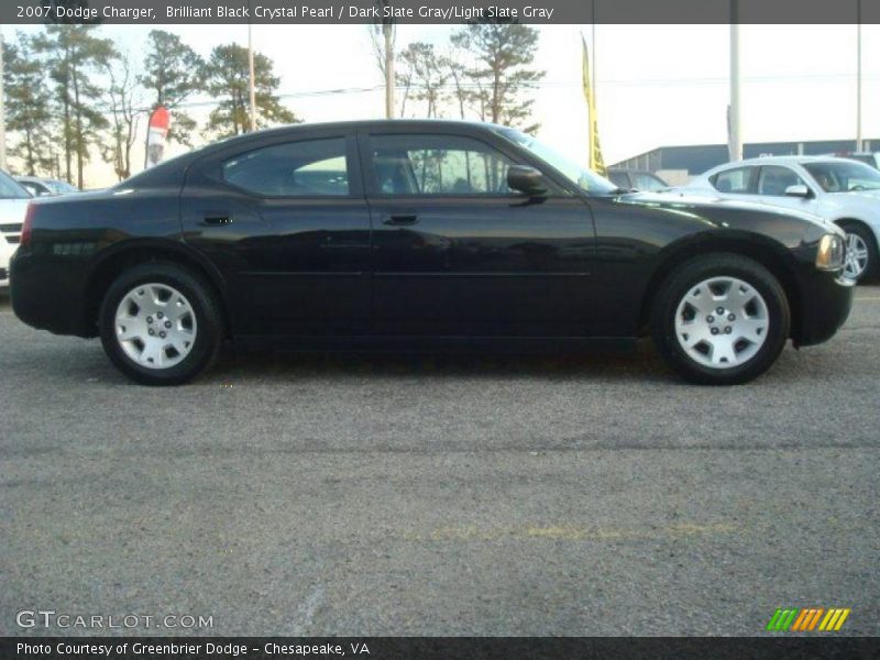 Brilliant Black Crystal Pearl / Dark Slate Gray/Light Slate Gray 2007 Dodge Charger