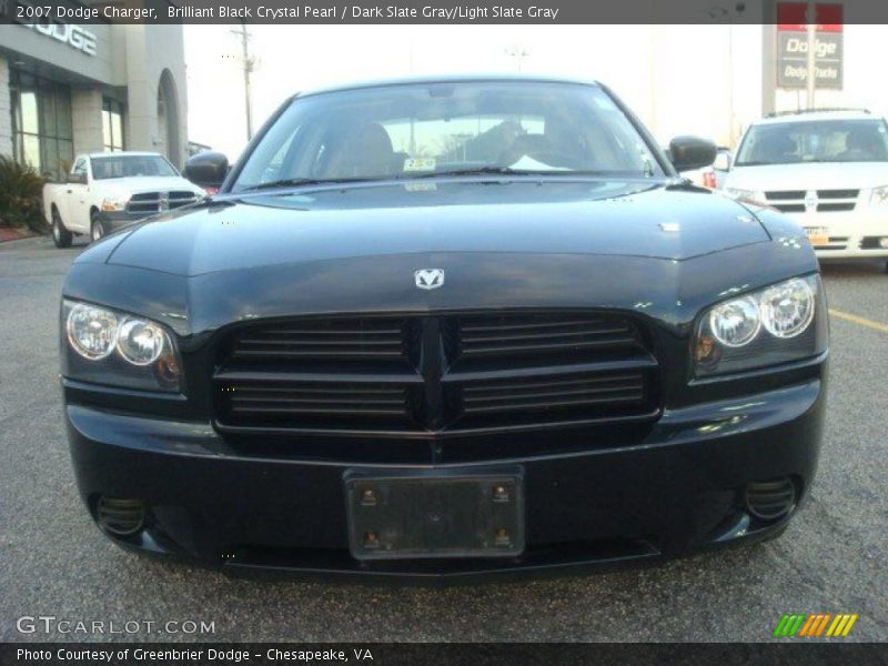 Brilliant Black Crystal Pearl / Dark Slate Gray/Light Slate Gray 2007 Dodge Charger