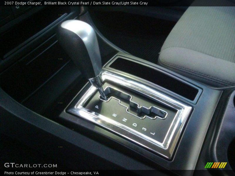 Brilliant Black Crystal Pearl / Dark Slate Gray/Light Slate Gray 2007 Dodge Charger