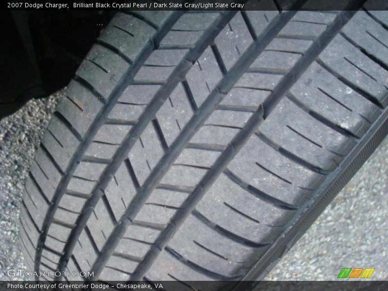 Brilliant Black Crystal Pearl / Dark Slate Gray/Light Slate Gray 2007 Dodge Charger