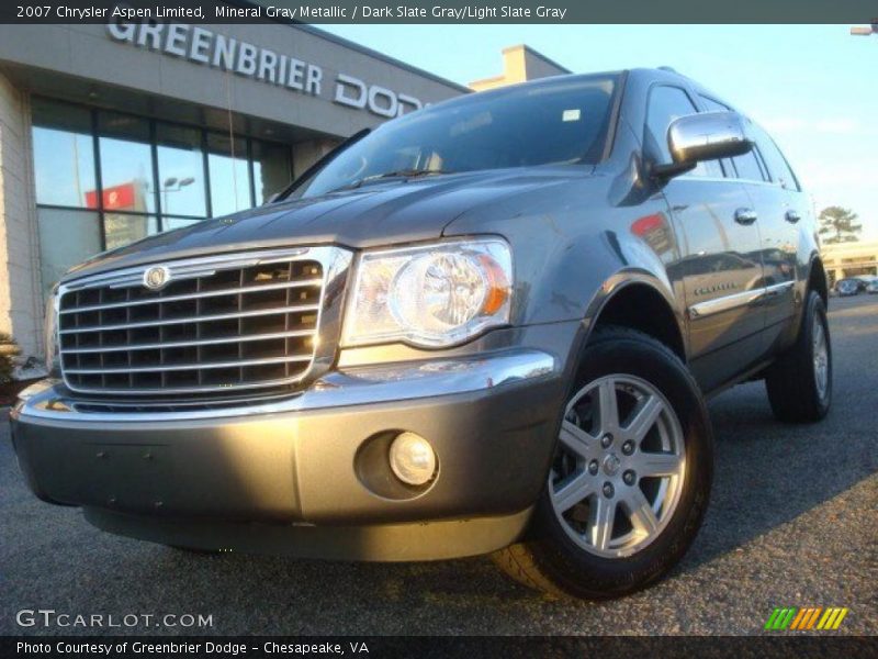 Mineral Gray Metallic / Dark Slate Gray/Light Slate Gray 2007 Chrysler Aspen Limited
