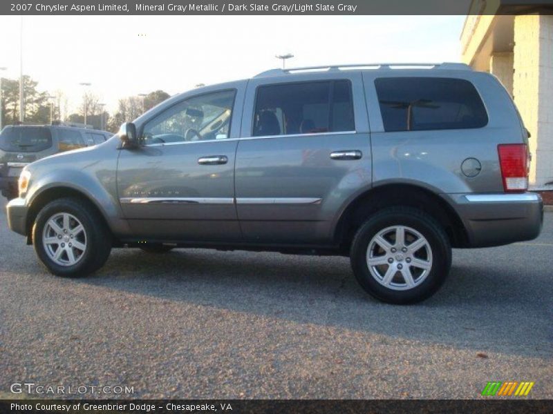 Mineral Gray Metallic / Dark Slate Gray/Light Slate Gray 2007 Chrysler Aspen Limited