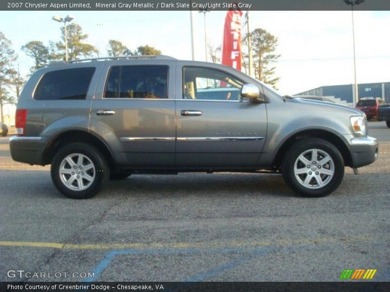 Mineral Gray Metallic / Dark Slate Gray/Light Slate Gray 2007 Chrysler Aspen Limited