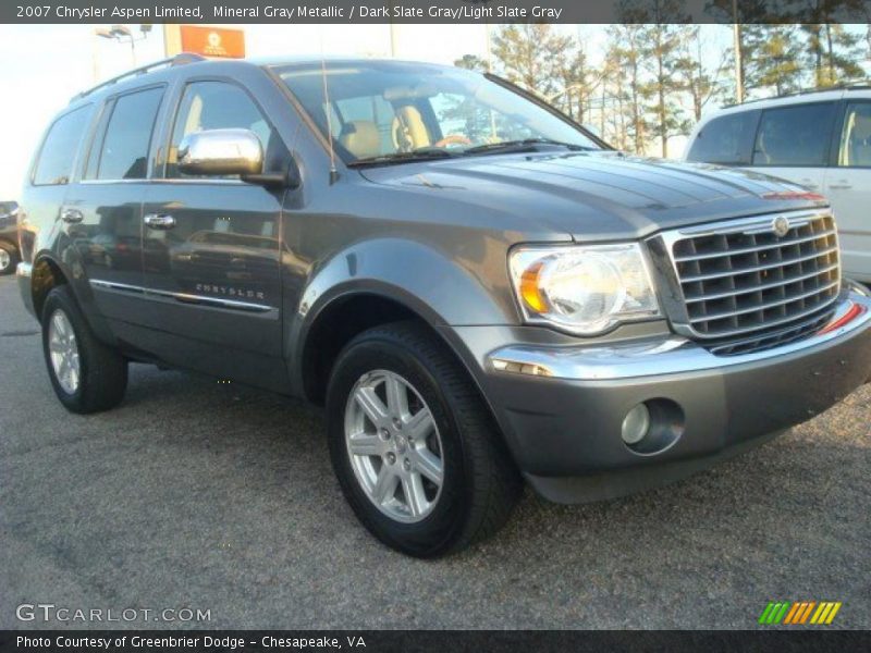 Mineral Gray Metallic / Dark Slate Gray/Light Slate Gray 2007 Chrysler Aspen Limited