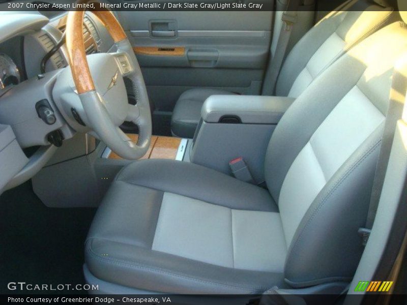 Mineral Gray Metallic / Dark Slate Gray/Light Slate Gray 2007 Chrysler Aspen Limited